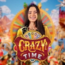Crazy Time logo by Evolution at Wildsino CasinoCrazy Time