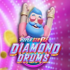 Hyper Strike Diamond Drums by Gameburger Studios, showcased at wildsinocasino.es – game logo