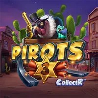 Slots logo of Pirots 3 from ELK Studios at Wildsino Casino